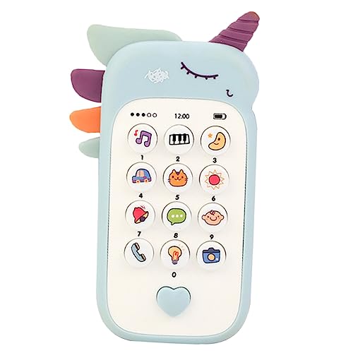 Supvox Handy mit Musik Cartoon Design Lernspielzeug für Teething Toy für Bauchlage und Autofahrten Fördert Koordination und Musikalität Supvox Handy mit Musik Cartoon Design Lernspielzeug für Teething Toy für Bauchlage und Autofahrten Fördert Koordination und Musikalität von Supvox