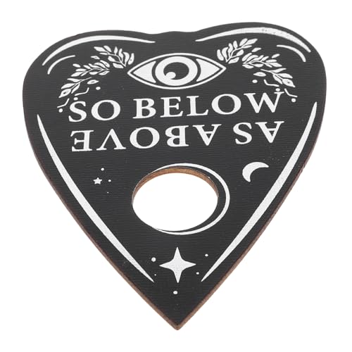 Supvox Herzförmige Holz Divinationsplatte Dekoratives Divination Board für Tarot und Wahrsage Spiele Leicht und Tragbar für Mystische Anlässe Supvox Herzförmige Holz Divinationsplatte Dekoratives Divination Board für Tarot und Wahrsage Spiele Leicht und Tragbar für Mystische Anlässe von Supvox
