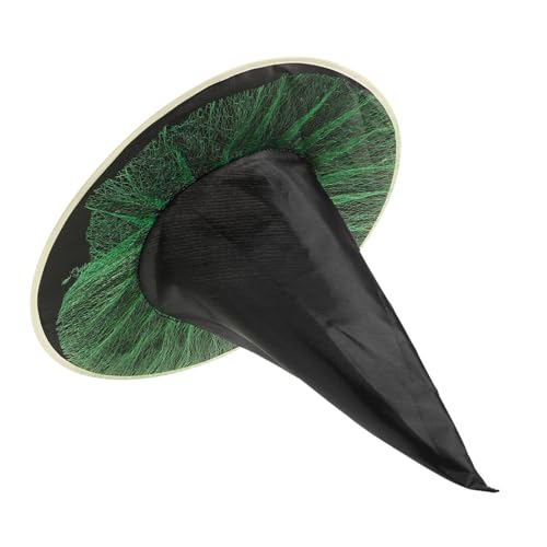 Supvox Hexen Hut modern Stroh Halloween für gestrickt dekorativer Cosplay Cosplay- Festivalpartyhut Party- Oxford-Stoff Green Supvox Hexen Hut modern Stroh Halloween für gestrickt dekorativer Cosplay Cosplay- Festivalpartyhut Party- Oxford-Stoff Green von Supvox