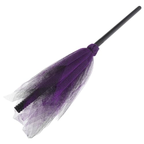 Supvox Hexenbesen Cosplay Requisite für Halloween Abnehmbarer Deko Besen für Kostümpartys für Halloween Dekoration und Kostümzubehör von Supvox