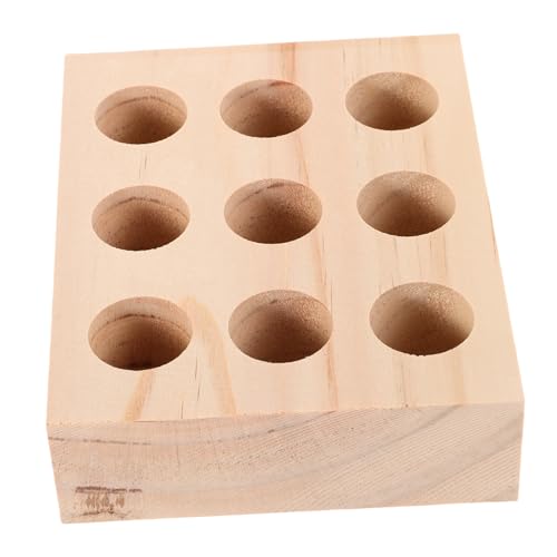 Supvox 9-Loch-insektenstifthalter-Box Holzständer Zur Probenherstellung Insekten-Pinning-Platte Supvox 9-Loch-insektenstifthalter-Box Holzständer Zur Probenherstellung Insekten-Pinning-Platte von Supvox