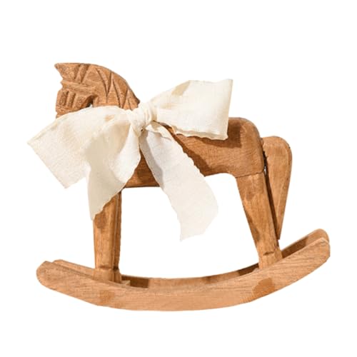 Supvox Hölzerne Rockige Pferdskulpturen Wohnkultur Für Wohnzimmer Und Schlafzimmer Holz Rockige Pferdebaste Für Regaltisch Und Desktop -Dekoration Supvox Hölzerne Rockige Pferdskulpturen Wohnkultur Für Wohnzimmer Und Schlafzimmer Holz Rockige Pferdebaste Für Regaltisch Und Desktop -Dekoration von Supvox