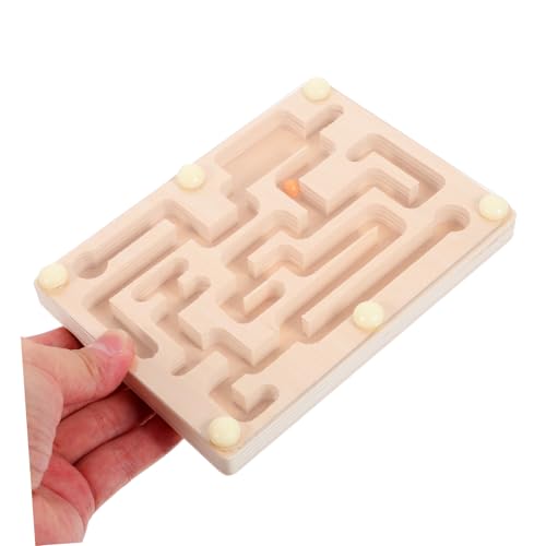 Supvox Holz Balance Labyrinth für Kleinkinder Lernspiel zur Konzentrations Gleichgewichtsförderung Frühpädagogisches Perlenlabyrinth Spielbrett für Jungen und Mädchen Supvox Holz Balance Labyrinth für Kleinkinder Lernspiel zur Konzentrations Gleichgewichtsförderung Frühpädagogisches Perlenlabyrinth Spielbrett für Jungen und Mädchen von Supvox