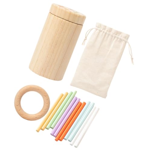 Supvox Holz Balancesticks für Motorisches Lernspiel Gleichgewicht Konzentration und Problemlösung Vielseitiges Montessori Balance Blöcke von Supvox
