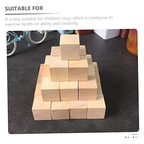 Supvox Holz Bauklötze Teiliges Kleine Würfel Bausteine für Lernspielzeug Pädagogisch Glatte Kanten Robustes Naturholz Montessori Kreativität und Motorik Supvox Holz Bauklötze Teiliges Kleine Würfel Bausteine für Lernspielzeug Pädagogisch Glatte Kanten Robustes Naturholz Montessori Kreativität und Motorik von Supvox