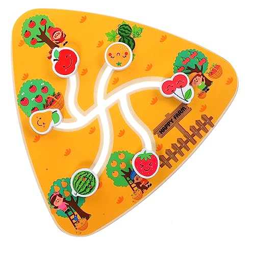 Supvox Holz Labyrinthspielzeug Früchte Interaktives Lernspiel für Pädagogisches Hölzernes Denkspiel Feinmotorik und Farberkennung Tragbar für Reisen und Partys Supvox Holz Labyrinthspielzeug Früchte Interaktives Lernspiel für Pädagogisches Hölzernes Denkspiel Feinmotorik und Farberkennung Tragbar für Reisen und Partys von Supvox