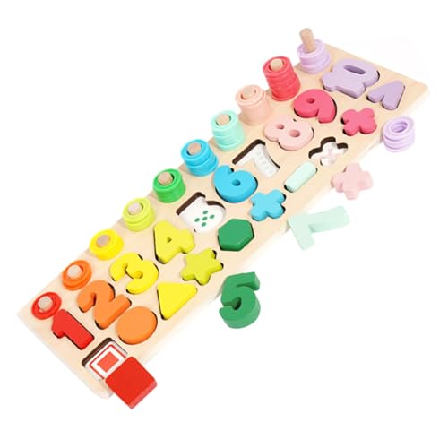 Supvox Holz Puzzle Zahlen und Formen für Kleinkinder Farbenfrohes Lernspielzeug zur Frühförderung Stapelbares Sicheres Holzspielzeug für Vorschule Geschenk für Ab Jahr Supvox Holz Puzzle Zahlen und Formen für Kleinkinder Farbenfrohes Lernspielzeug zur Frühförderung Stapelbares Sicheres Holzspielzeug für Vorschule Geschenk für Ab Jahr von Supvox
