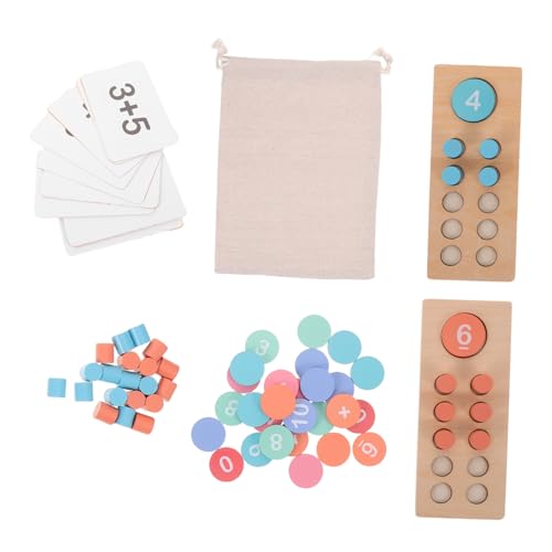 Supvox Montessori-arithmetik-Mathe-Spielzeug Holz Mathematik-lernspielzeug Für Junge Mädchen Rechenstäbe Und Manipulative Für Grundschule Zahlen-lernspielzeug Für von Supvox