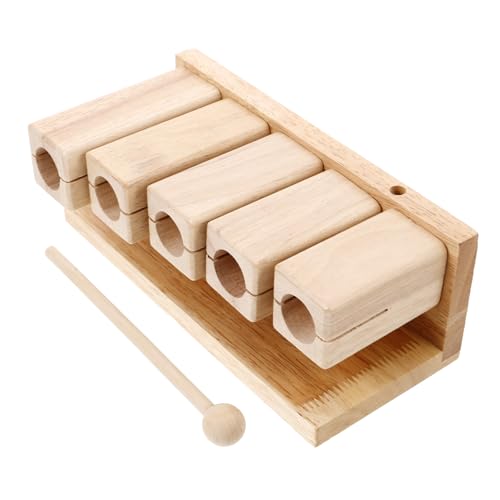 Supvox Holz Schlagblock Für Kleinkinder Orff Instrument Musikalischer Kreativität Und Rhythmusgefühl Für Frühkindliche Bildung Und Sicher Und Leicht von Supvox