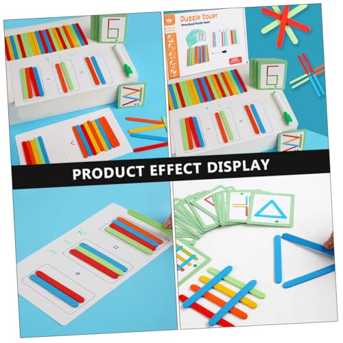 Supvox Holz Zählstäbe für Langlebiges Mathe Lernspielzeug zur Zahlen und Rechenförderung Pädagogisches Rechenstäbchen für Schulanfang und Frühe Mathematikentwicklung Supvox Holz Zählstäbe für Langlebiges Mathe Lernspielzeug zur Zahlen und Rechenförderung Pädagogisches Rechenstäbchen für Schulanfang und Frühe Mathematikentwicklung von Supvox