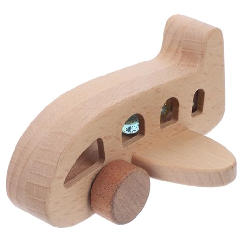 Supvox Holzflugzeug für Kleinkinder Jahre Farbenfrohes Rasselmodell Natürlichem Buchenholz Sicheres Langlebiges für Babygeschenke Fördert die Handmuskeln Motorik Supvox Holzflugzeug für Kleinkinder Jahre Farbenfrohes Rasselmodell Natürlichem Buchenholz Sicheres Langlebiges für Babygeschenke Fördert die Handmuskeln Motorik von Supvox