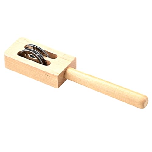 Supvox Holzhandglocke Schüttelspielzeug für Kleinkinder Lernspielzeug Schlaginstrument Hörfähigkeiten Vielseitig Einsetzbar für Spaß Supvox Holzhandglocke Schüttelspielzeug für Kleinkinder Lernspielzeug Schlaginstrument Hörfähigkeiten Vielseitig Einsetzbar für Spaß von Supvox