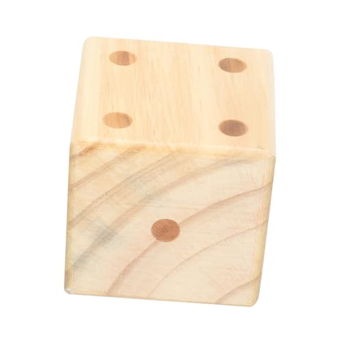 Supvox Holzhandwerk Mehrzweckwürfel Aus Hochwertigem Holz Für Partys Ktv Und Gesellige Abende Mit Glatter Oberfläche Und Abgerundeten Ecken Für Sicheres von Supvox