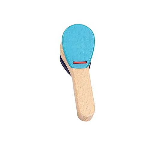 Supvox Holzklatscher Mit Langem Griff Für Pädagogisches Musikinstrument Blau Für Frühe Entwicklungsförderung Fördert Kreativität Und Rhythmusgefühl von Supvox