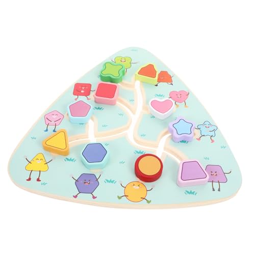 Supvox Holzlabyrinth Montessori Lernspielzeug Feinmotorik Geschicklichkeit Spieltisch mit Cartoon Tischspiel für Hand Auge Koordination Supvox Holzlabyrinth Montessori Lernspielzeug Feinmotorik Geschicklichkeit Spieltisch mit Cartoon Tischspiel für Hand Auge Koordination von Supvox