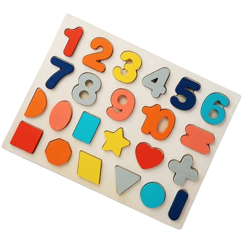 Supvox Holzperlen Lernspielzeug für Vorschulkinder Pädagogisches Steckpuzzle mit Zahlen und Buchstaben Fördert Kreativität Konzentration und Motorische Fähigkeiten Buntes Tragbares von Supvox