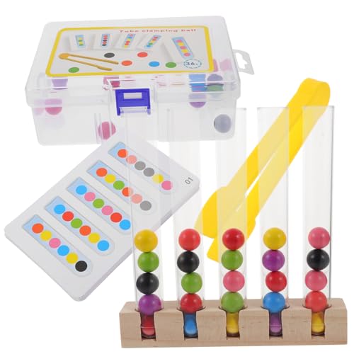 Supvox Holzperlen Spielset mit Pinzette und Reagenzglas Buntes Motorikspielzeug für Kleinkinder Fördert Hand Auge Koordination und Farberkennung Pädagogisches Lernspielzeug für Eltern Supvox Holzperlen Spielset mit Pinzette und Reagenzglas Buntes Motorikspielzeug für Kleinkinder Fördert Hand Auge Koordination und Farberkennung Pädagogisches Lernspielzeug für Eltern von Supvox