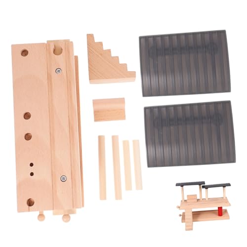 Supvox Holzplattformspielzeug Unterstützung doppelt Spielstation, Bahnsteigspielzeug Züge Bahnhof Lustiges Bahnsteigmodell Bahnsteig aus Holz Plastik Beige Supvox Holzplattformspielzeug Unterstützung doppelt Spielstation, Bahnsteigspielzeug Züge Bahnhof Lustiges Bahnsteigmodell Bahnsteig aus Holz Plastik Beige von Supvox