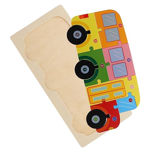 Supvox Holzpuzzle Bus Für Pädagogisches Zur Frühkindlichen Cartoon Verkehrsmittel Puzzle Lernspielzeug Für Vorschulkinder Jahren Supvox Holzpuzzle Bus Für Pädagogisches Zur Frühkindlichen Cartoon Verkehrsmittel Puzzle Lernspielzeug Für Vorschulkinder Jahren von Supvox
