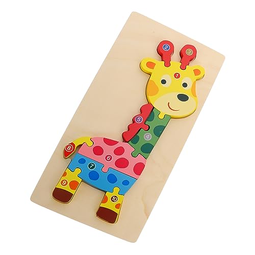 Supvox Holzpuzzle Giraffe für Kleinkinder Pädagogisches zur Frühen Bildung Interaktives Tier Puzzle aus Holz Fördert Logisches und Kreativität für Ab Jahren Supvox Holzpuzzle Giraffe für Kleinkinder Pädagogisches zur Frühen Bildung Interaktives Tier Puzzle aus Holz Fördert Logisches und Kreativität für Ab Jahren von Supvox