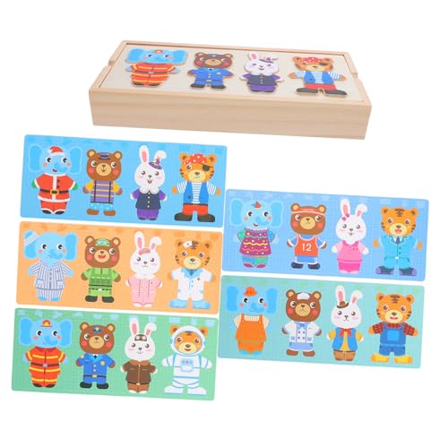 Supvox Holzpuzzle Holzspielzeug Cartoon Tier Anziehpuzzle DIY Montessori Lernspielzeug Kreativität Geduld und Hand Auge Koordination für Jungen und Mädchen Ab Jahren Supvox Holzpuzzle Holzspielzeug Cartoon Tier Anziehpuzzle DIY Montessori Lernspielzeug Kreativität Geduld und Hand Auge Koordination für Jungen und Mädchen Ab Jahren von Supvox