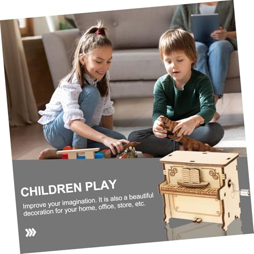 Supvox Holzpuzzle Spieluhr Klavier DIY aus Premium Holz Poliert Kindersicher Manuell Bedienbar Pädagogisches Bastelspielzeug für Eltern Gemeinsamen Bauen und Gestalten Supvox Holzpuzzle Spieluhr Klavier DIY aus Premium Holz Poliert Kindersicher Manuell Bedienbar Pädagogisches Bastelspielzeug für Eltern Gemeinsamen Bauen und Gestalten von Supvox