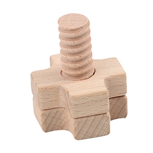 Supvox Holzschrauben Bausteinspielzeug für Pädagogisches Schraubenspielzeug aus Natürlichem Holz Fördert Kreativität und Kognitive Fähigkeiten für Frühkindliche Entwicklung Ab Supvox Holzschrauben Bausteinspielzeug für Pädagogisches Schraubenspielzeug aus Natürlichem Holz Fördert Kreativität und Kognitive Fähigkeiten für Frühkindliche Entwicklung Ab von Supvox