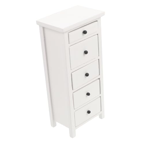 Supvox Holzspeicherschrank Für Puppenhaus Weißer Lagerschrank Modell Puppenhaus Zubehör Bastelset Für Kreative DIY Projekte von Supvox