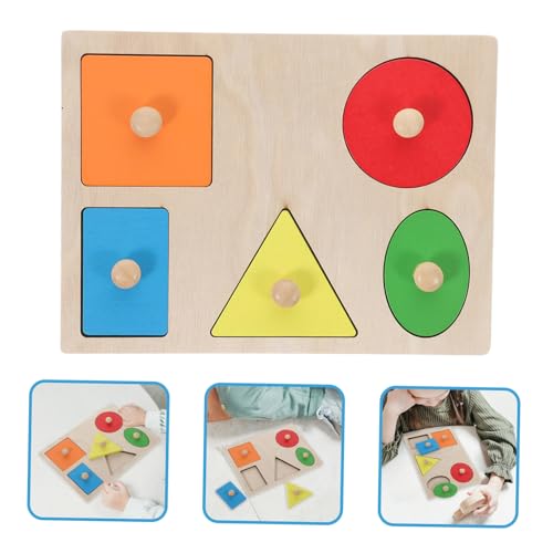 Supvox Holzspielzeug Bunte Montessori Geometrische Steckspiele Lernspielzeug für Jungen Mädchen Festival Geschenk Pädagogisch Sicher Groß Supvox Holzspielzeug Bunte Montessori Geometrische Steckspiele Lernspielzeug für Jungen Mädchen Festival Geschenk Pädagogisch Sicher Groß von Supvox