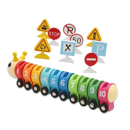 Supvox Holzspielzeug Holzeisenbahn für Kleinkinder Pädagogischer Zahlentrain mit Bunter Raupe Fördert Feinmotorik Hand Auge Koordination und Frühes Lernen Kompakt und Platzsparend Supvox Holzspielzeug Holzeisenbahn für Kleinkinder Pädagogischer Zahlentrain mit Bunter Raupe Fördert Feinmotorik Hand Auge Koordination und Frühes Lernen Kompakt und Platzsparend von Supvox