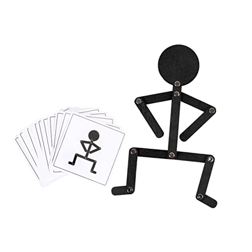 Supvox Holzspielzeug Kleine Figuren Puzzle Feinmotorik Frühpädagogisches Lernspielzeug Sicher und Tragbar für Jungen und Mädchen von Supvox