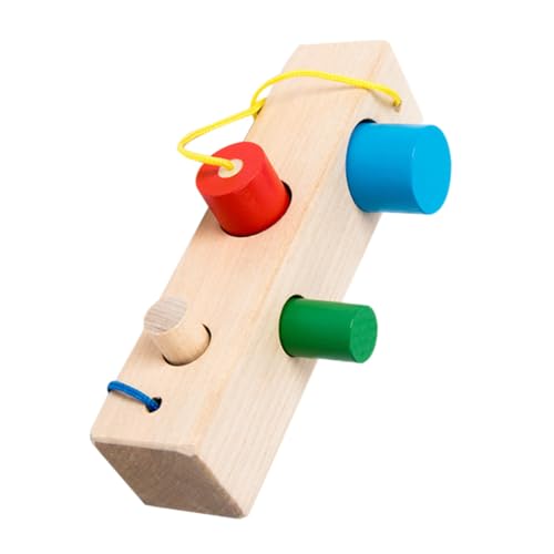 Supvox Holzspielzeug Sensorisches Matching für Hand Auge Koordination Farbenfrohe Blöcke mit Verschiedenen für Kleinkinder Leicht Supvox Holzspielzeug Sensorisches Matching für Hand Auge Koordination Farbenfrohe Blöcke mit Verschiedenen für Kleinkinder Leicht von Supvox