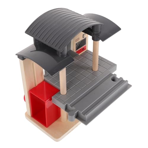 Supvox Holzspielzeug Zugstation für Holzschienen Zubehör für Kreative Spielideen Sicher und Langlebig Fördert Motorische Fähigkeiten und Familieninteraktion für Kleinkinder und Supvox Holzspielzeug Zugstation für Holzschienen Zubehör für Kreative Spielideen Sicher und Langlebig Fördert Motorische Fähigkeiten und Familieninteraktion für Kleinkinder und von Supvox