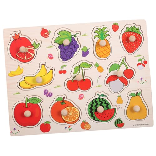 Supvox Holzspielzeug für Kleinkinder Frühe Bildungsspielzeug mit Fruchtmotiven Lernpuzzle für Ab Jahr Widerstandsfähig und Sicher Fördert die Eltern Junge Mädchen Beziehung Supvox Holzspielzeug für Kleinkinder Frühe Bildungsspielzeug mit Fruchtmotiven Lernpuzzle für Ab Jahr Widerstandsfähig und Sicher Fördert die Eltern Junge Mädchen Beziehung von Supvox