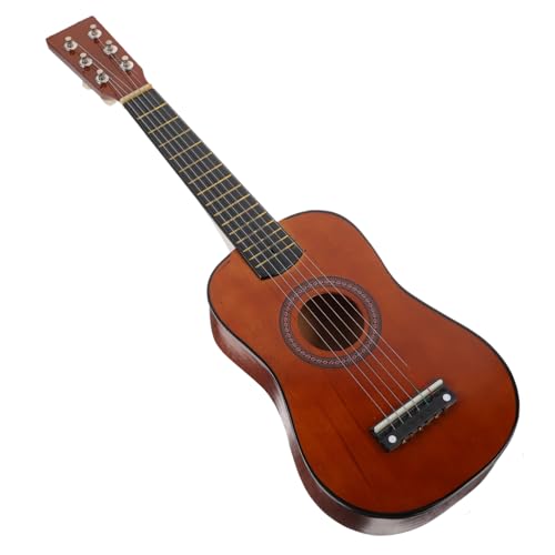 Supvox Holzspielzeuggitarre Für Musikspielzeug Für Anfänger Kindermusikinstrument Kreativität Und Musikalischen Fähigkeiten Farbe von Supvox