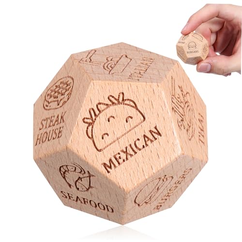 Supvox Holzwürfel Lebensmittelentscheidungsspiel Entscheidungsrad Für Lebensmittel Lebensmittelentscheid Für Paare Lebensmittelentscheider Hölzern Supvox Holzwürfel Lebensmittelentscheidungsspiel Entscheidungsrad Für Lebensmittel Lebensmittelentscheid Für Paare Lebensmittelentscheider Hölzern von Supvox