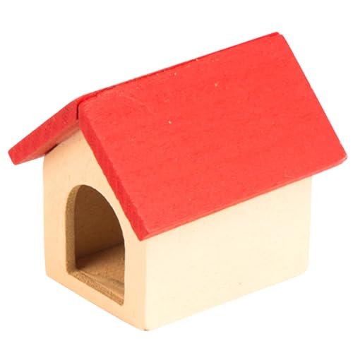 Supvox Hundehütte Holzmodell Dekorativer Mini Zwinger für Puppenhaus DIY Mini Möbel für Wohnzimmer Schlafzimmer und Langlebig und Vielseitig Einsetzbar Supvox Hundehütte Holzmodell Dekorativer Mini Zwinger für Puppenhaus DIY Mini Möbel für Wohnzimmer Schlafzimmer und Langlebig und Vielseitig Einsetzbar von Supvox