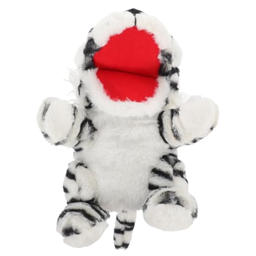 Supvox Interaktive Tiger Handpuppe Aus Plüsch Vielseitiges Für Fördert Geschichten Erzählen Rollenspiele Und Motorische Fähigkeiten von Supvox
