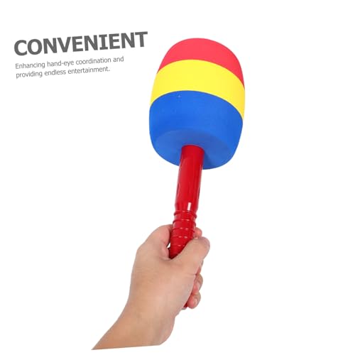 Supvox Interaktives Hammer Mallet für Kleines Hammer mit Schnur Fördert Teamwork und Spaß bei Familienfeiern Farbiges für Jungen und Mädchen von Supvox