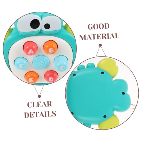 Supvox Interaktives Sensory Button für Tragbares Mini Krabben Spiel Alphabetisches Lernspiel Pädagogisches Frühförderungs für Jungen und Mädchen für Reisen und Partys von Supvox
