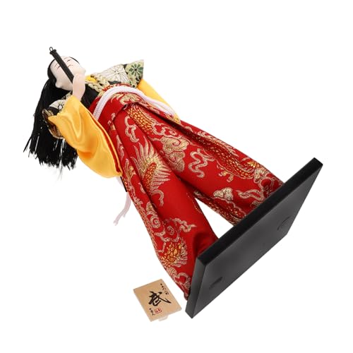 Supvox Japanische Samurai Puppe Dekorative Heimdekoration Japanischer Stil Desktop Ornament Authentische Krieger Figur für Sammler und Japanisches Wohnambiente von Supvox