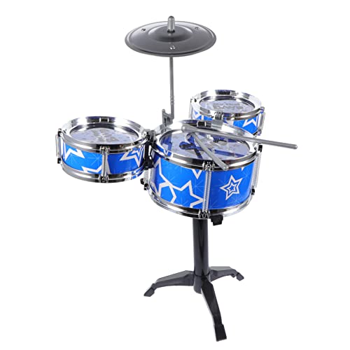 Supvox Jazz Schlagzeug Set TLG Blau Silber Pädagogisches Musikinstrument Robustes Trommelspielzeug für Kreative Kleinkinder Fördert Konzentration und Musikalische Früherziehung Supvox Jazz Schlagzeug Set TLG Blau Silber Pädagogisches Musikinstrument Robustes Trommelspielzeug für Kreative Kleinkinder Fördert Konzentration und Musikalische Früherziehung von Supvox