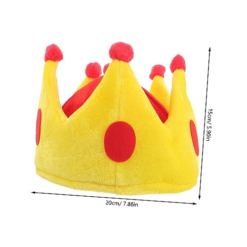 Supvox Karneval Kronenhut Damen Partyhut Leicht Stoff Krone Halloween Kostüm Requisit Verstellbar Wiederverwendbar Festlicher Kopfschmuck von Supvox