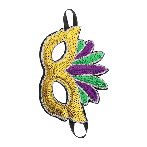 Supvox Karnevalsmaske Karneval Maskerade Kostüm Brillen Karnevalskostüm Masken Für Halloween Maskerade- Für Frauen Kostüm-party- Für Party Pailletten von Supvox