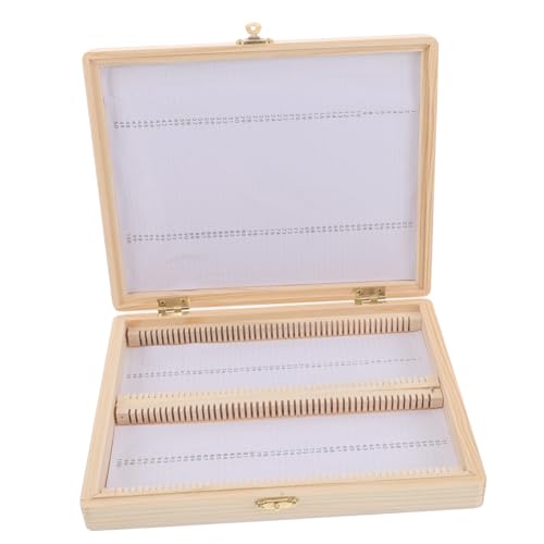 Supvox Kasten Schiebekasten Mikroskop -objektträgerhalter Mikroskop-Koffer Mikroskop -objektträgergehäuse Tablett Für Mikroskop-objektträger Hölzern Light Brown Supvox Kasten Schiebekasten Mikroskop -objektträgerhalter Mikroskop-Koffer Mikroskop -objektträgergehäuse Tablett Für Mikroskop-objektträger Hölzern Light Brown von Supvox