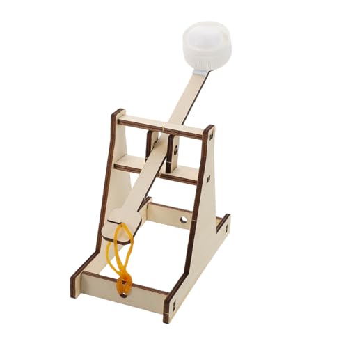 Supvox Katapult Vorbau-Kits Holzbearbeitungssets für experimentierkasten holzspielzeug Lernspielzeug für Bionischer Roboterarm Fingerspielzeug Aufzug Khaki von Supvox