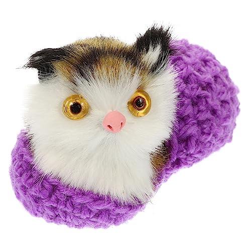 Supvox Katzenschmuck für kinderspielzeug Educational Toys Katzen spielsachen cat Toys Plüsch knuddelig künstliches Katzenspielzeug Simulationskatzenpuppe Garn Violett Supvox Katzenschmuck für kinderspielzeug Educational Toys Katzen spielsachen cat Toys Plüsch knuddelig künstliches Katzenspielzeug Simulationskatzenpuppe Garn Violett von Supvox