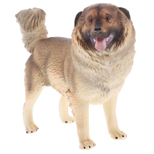 Supvox Schäferhund Modell Hundefigur Realistische Welpenfigur aus Kunststoff für Dekoration und Spielzeug Stehendes Hundestatuenmodell für Zuhause und Büro von Supvox