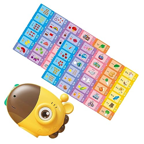 Supvox Kindergarten Sensorisches Lernspielzeug Giraffen Punktlesemaschine mit Bunter Karte Wiederholbarem Sprachspiel Tragbar und Pädagogisch für Vorschulkinder Interaktives Englisch Supvox Kindergarten Sensorisches Lernspielzeug Giraffen Punktlesemaschine mit Bunter Karte Wiederholbarem Sprachspiel Tragbar und Pädagogisch für Vorschulkinder Interaktives Englisch von Supvox