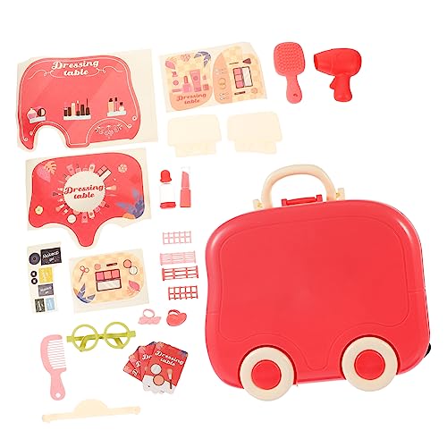 Supvox Kinderschminkset Kleines Sicheres Makeup Kit mit Zubehör Interaktives Rollenspiel für Mädchen und Jungen Kreatives für Fantasievolles Spiel Supvox Kinderschminkset Kleines Sicheres Makeup Kit mit Zubehör Interaktives Rollenspiel für Mädchen und Jungen Kreatives für Fantasievolles Spiel von Supvox
